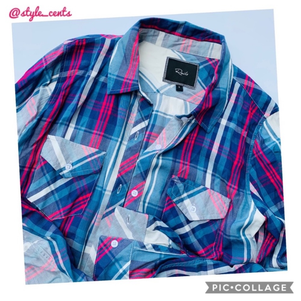 💕Rails Super Soft Button Down Shirt 💕